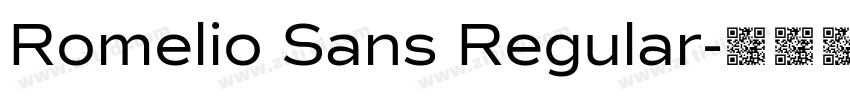 Romelio Sans Regular字体转换